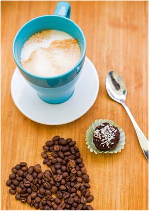 Cappuccino at Vegan Inspiratsioon in Tallinn