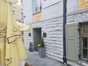 outside at Vegan Inspiratsioon in Tallinn