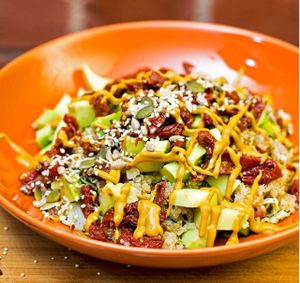 Avocado quinoa salad. at Vegan Inspiratsioon in Tallinn