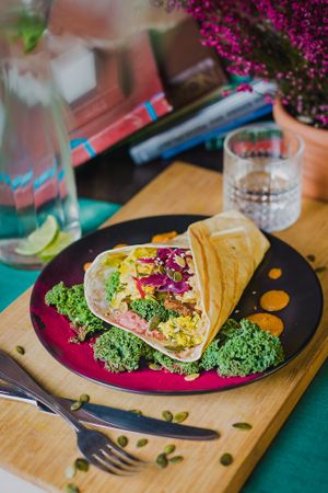 All-in MEGA wrap! at Vegan Inspiratsioon in Tallinn