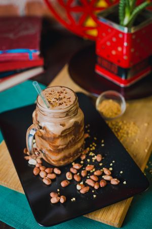 Snicker smoothie! at Vegan Inspiratsioon in Tallinn