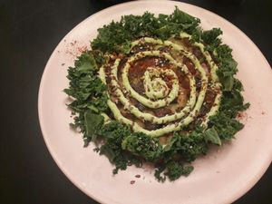 Chickpea omelett - delicious! at Vegan Inspiratsioon in Tallinn