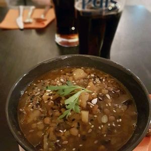armenian style oat soup at Vegan Inspiratsioon in Tallinn