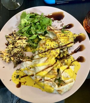 Breakfast burrito at Vegan Inspiratsioon in Tallinn