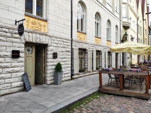 From outside at Vegan Inspiratsioon in Tallinn