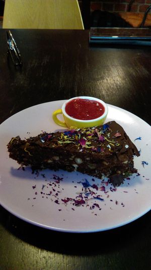 Spotted dog 🥰 at Vegan Inspiratsioon in Tallinn