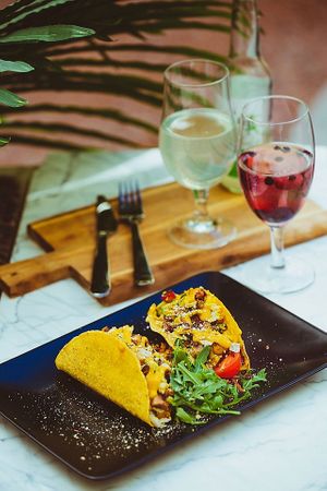 Crispy tacos. at Vegan Inspiratsioon in Tallinn