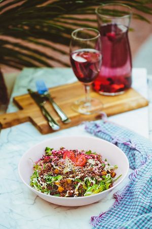 Quinoa salad. at Vegan Inspiratsioon in Tallinn