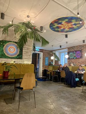 Beautiful inspiring ambience  at Vegan Inspiratsioon in Tallinn