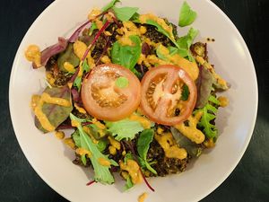 quinoa salad at Vegan Inspiratsioon in Tallinn