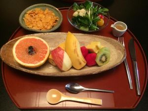 Breakfast at Gora Kadan in Hakone
