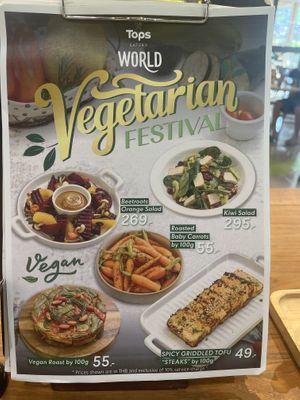 Vegetarian festival  at Tops Market Samui in Koh Samui