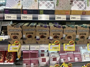 Vegan chocolate  at Tops Market Samui in Koh Samui