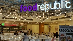 stall in food republic food court  at Saravana Bhavan - Suntec in Central Singapore