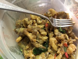 Buttered frog legs at Kiat Lim Vegetarian Food 吉林素食 in Northeast Singapore