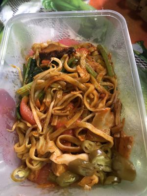 Mee goren at Kiat Lim Vegetarian Food 吉林素食 in Northeast Singapore