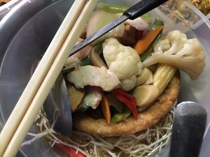 Yam ring small at Kiat Lim Vegetarian Food 吉林素食 in Northeast Singapore
