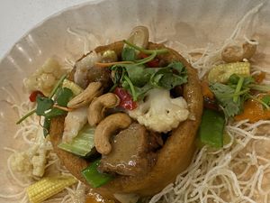 Yam ring  at Kiat Lim Vegetarian Food 吉林素食 in Northeast Singapore