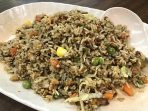 Olive fried rice at Kiat Lim Vegetarian Food 吉林素食 in Northeast Singapore