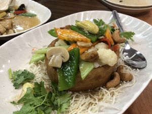 Yam ring small at Kiat Lim Vegetarian Food 吉林素食 in Northeast Singapore