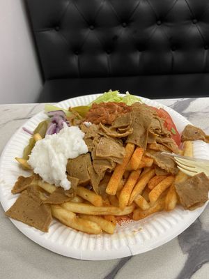 Vegan Kebab Plate 🧆  at Möllans Falafel in Malmo