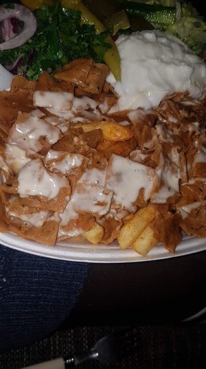 Vegan dönerkebab at Möllans Falafel in Malmo