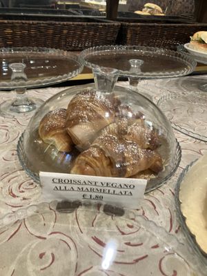 Vegan croissants   at Cafe Lumiere in Turin