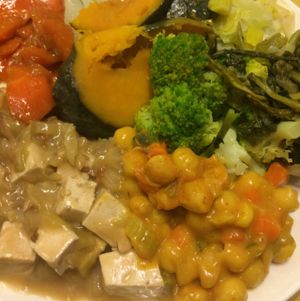 Tofu with vegetables at Basilico 13 in Treviso