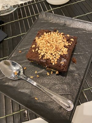 Veg cheescake al cioccolato   at Zushi in Turin