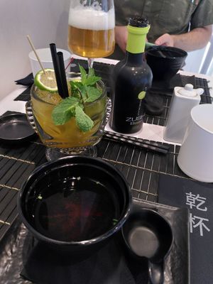 Miso soup at Zushi in Turin