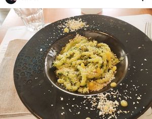 Pasta at Romeow Cat Bistrot in Rome