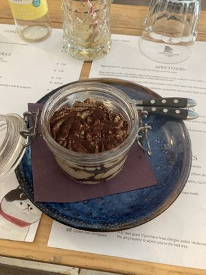 Tiramisu at Romeow Cat Bistrot in Rome