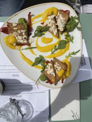 Tempeh  at Romeow Cat Bistrot in Rome