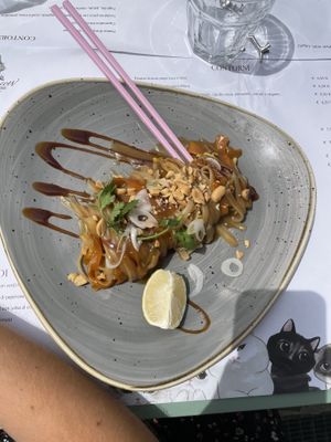 Stir fry  at Romeow Cat Bistrot in Rome