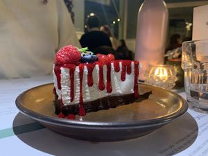 cheesecake  at Romeow Cat Bistrot in Rome