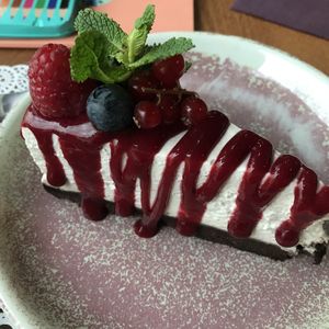 White cake  at Romeow Cat Bistrot in Rome