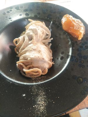 Spaghetti di Gragnano at Romeow Cat Bistrot in Rome