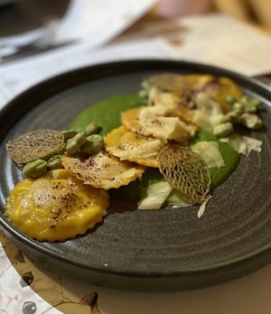 Ravioli  at Romeow Cat Bistrot in Rome