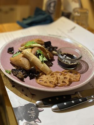Tempeh  at Romeow Cat Bistrot in Rome