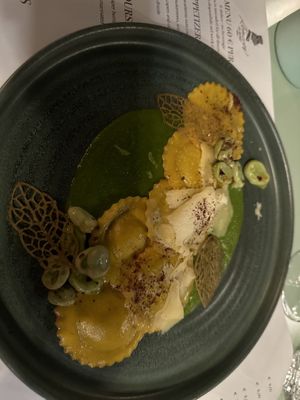 Ravioli was amazing   at Romeow Cat Bistrot in Rome