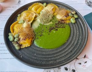 Ravioli   at Romeow Cat Bistrot in Rome