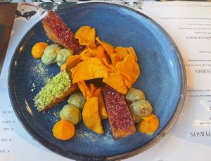 Tofu  at Romeow Cat Bistrot in Rome