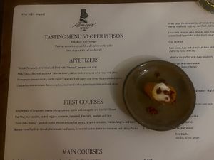 Amuse-bouche   at Romeow Cat Bistrot in Rome
