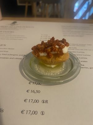 Amuse bouche  at Romeow Cat Bistrot in Rome