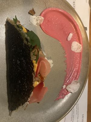 Maki taco  at Romeow Cat Bistrot in Rome