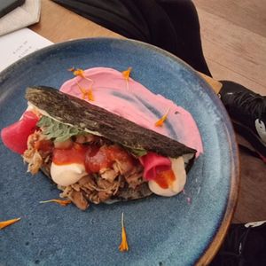 Maki Taco. Awesome. at Romeow Cat Bistrot in Rome