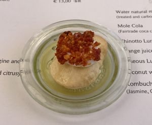 Free little appetizer   at Romeow Cat Bistrot in Rome