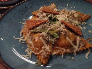 ravioli  at Romeow Cat Bistrot in Rome