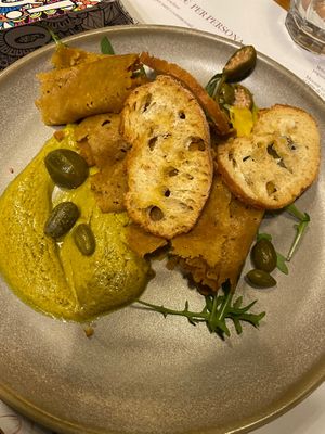 Seitan tonnato at Romeow Cat Bistrot in Rome