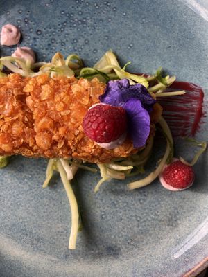 Tofu  at Romeow Cat Bistrot in Rome